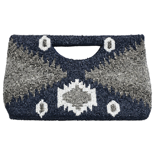 Onyx Half Moon Clutch