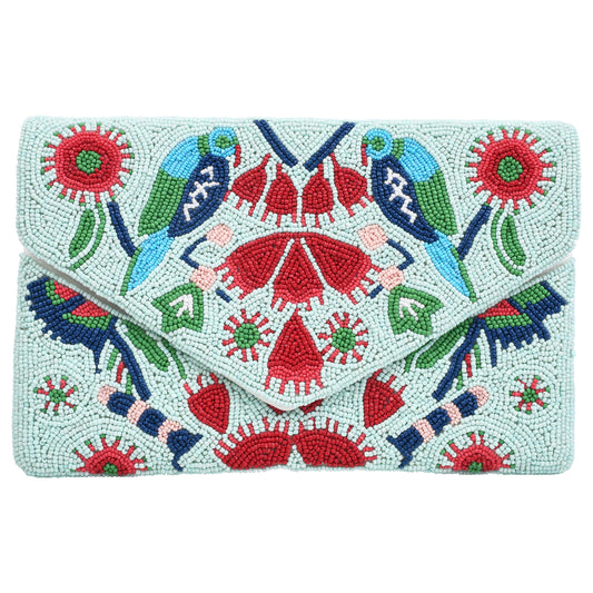 Parrot Envelope Clutch