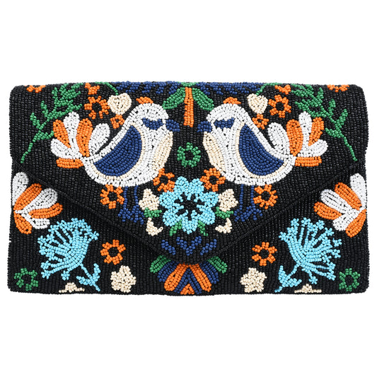 Bird Envelope Clutch