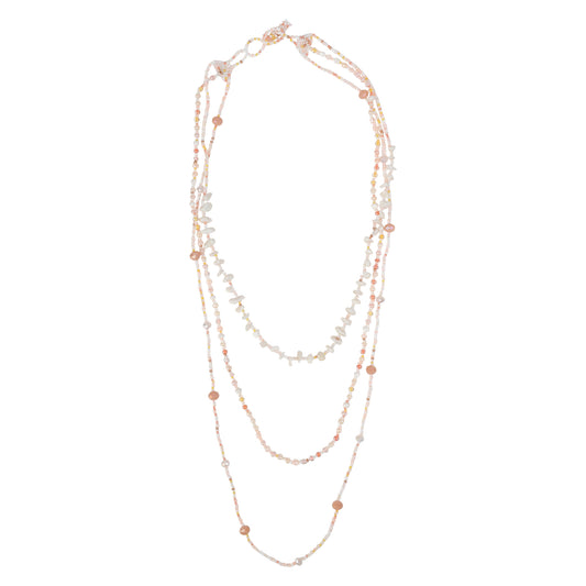 Pink Layered Necklace