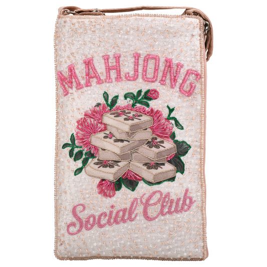 Floral Mahjong Club Bag