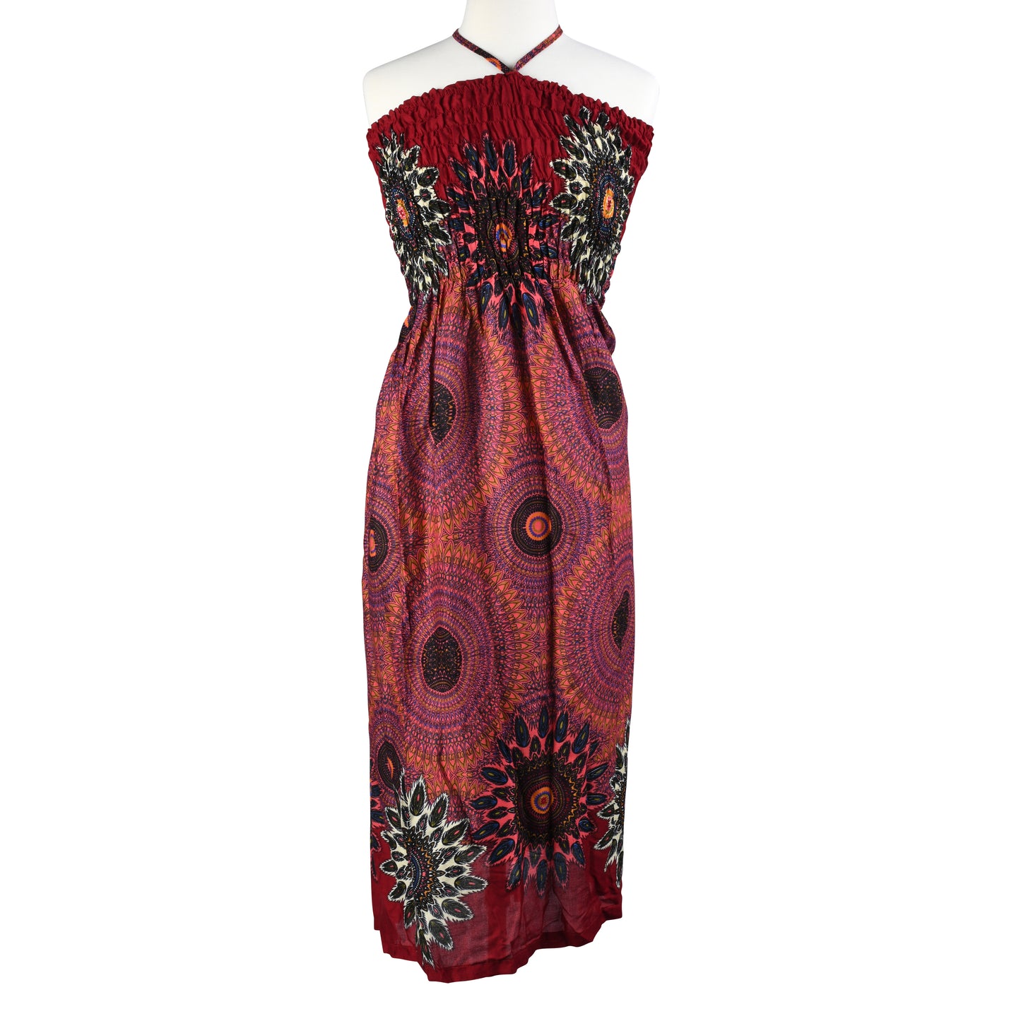 Drawstring Tie Front Dress
