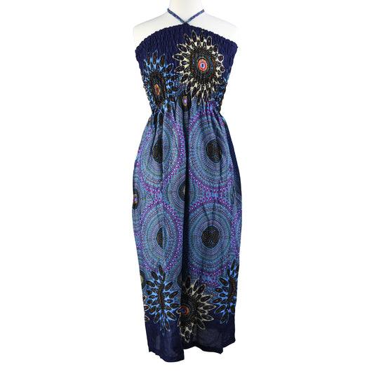 Drawstring Tie Front Dress