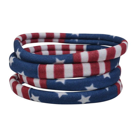 American Flag Hair Ties