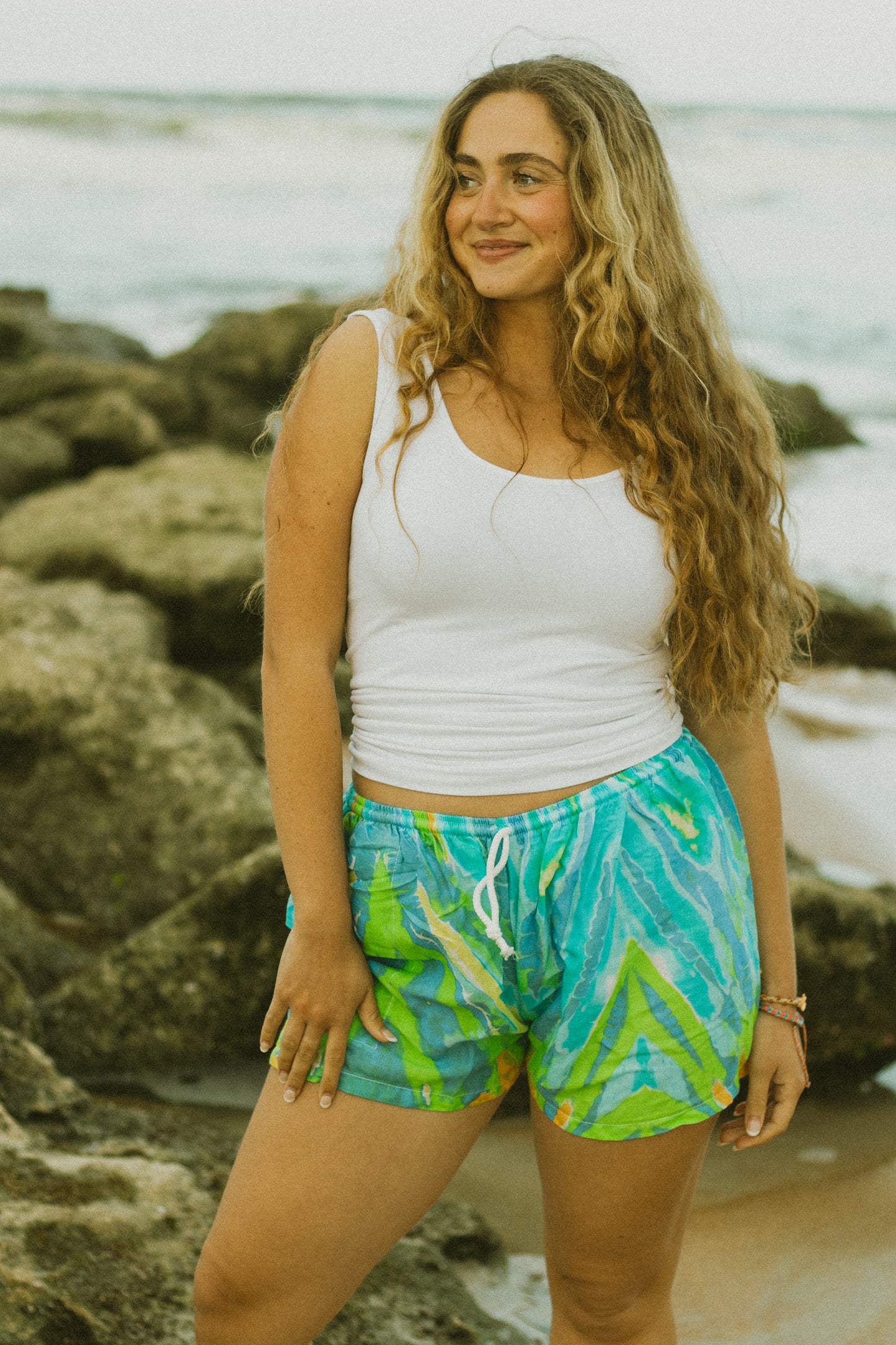 Drawstring Short Tie Dye