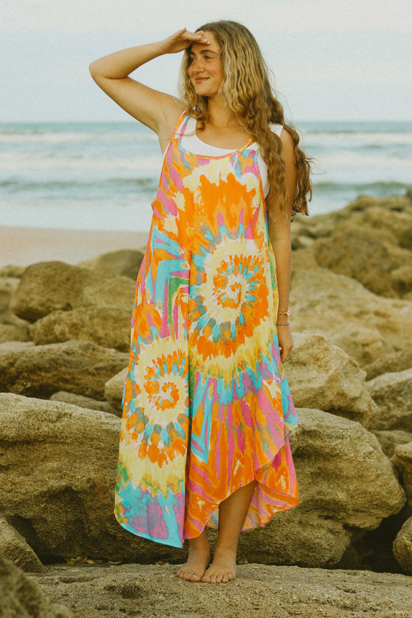 Two String Dress Tie Dye