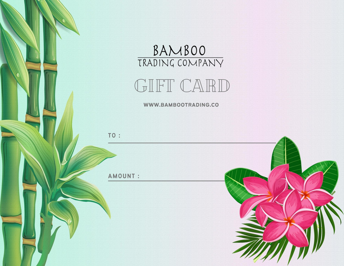 Bamboo Trading Company Gift Card