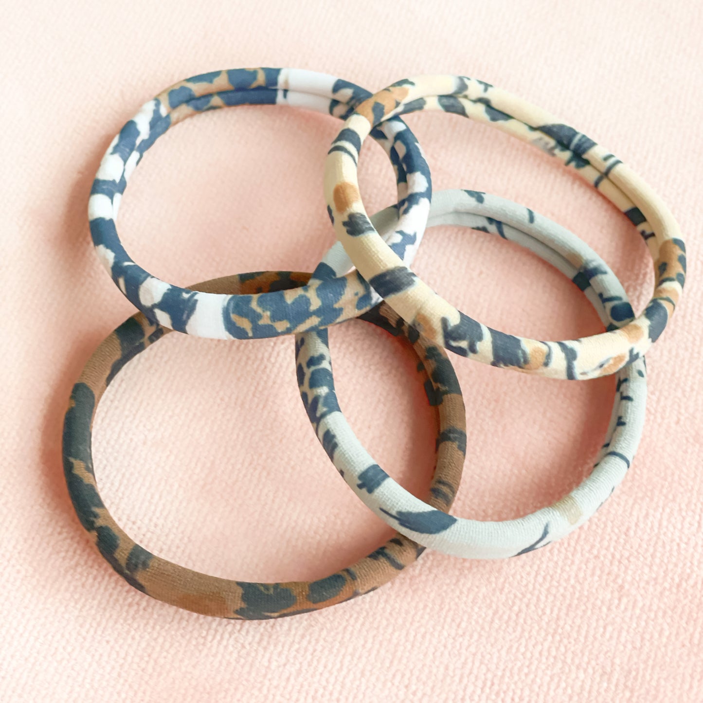 Safari Print Hair Ties