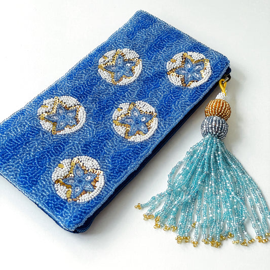 Sand Dollar Tassel Bag