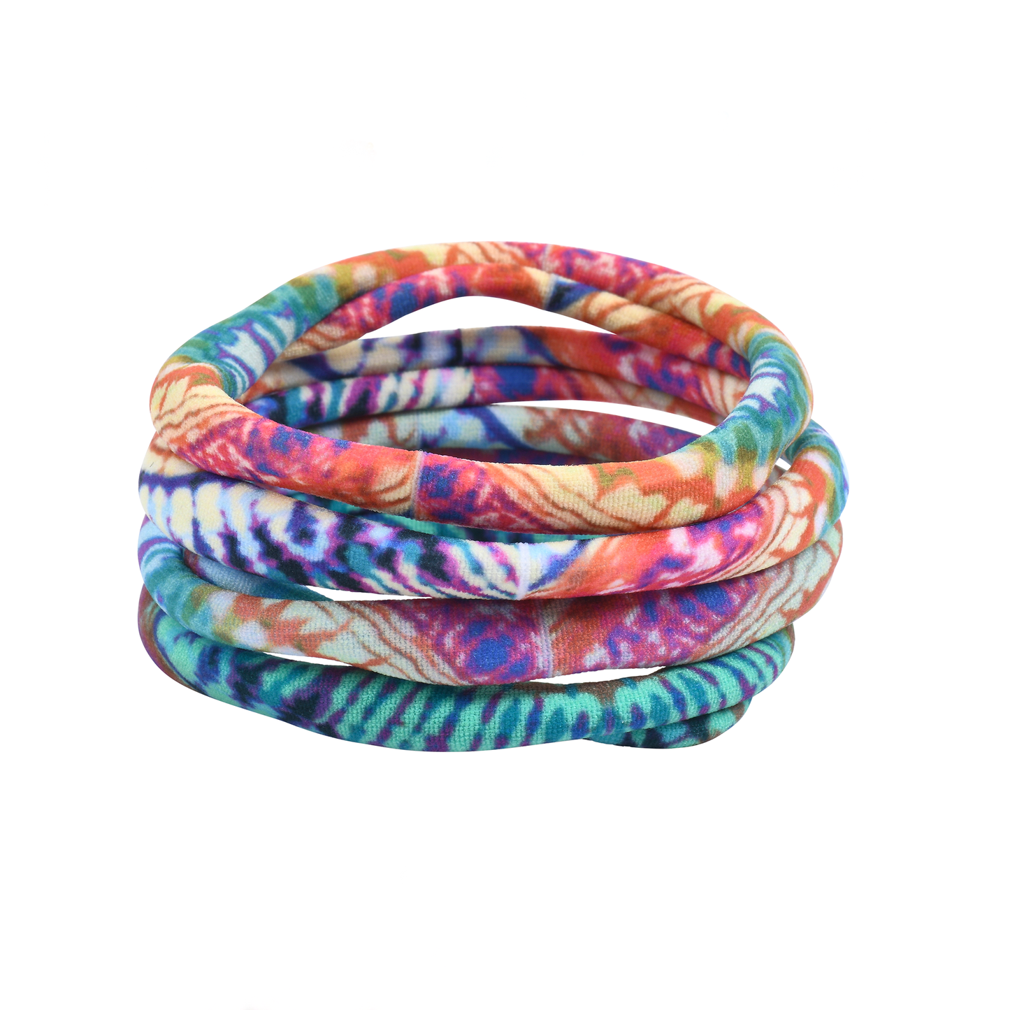 Spin Art Hair Ties
