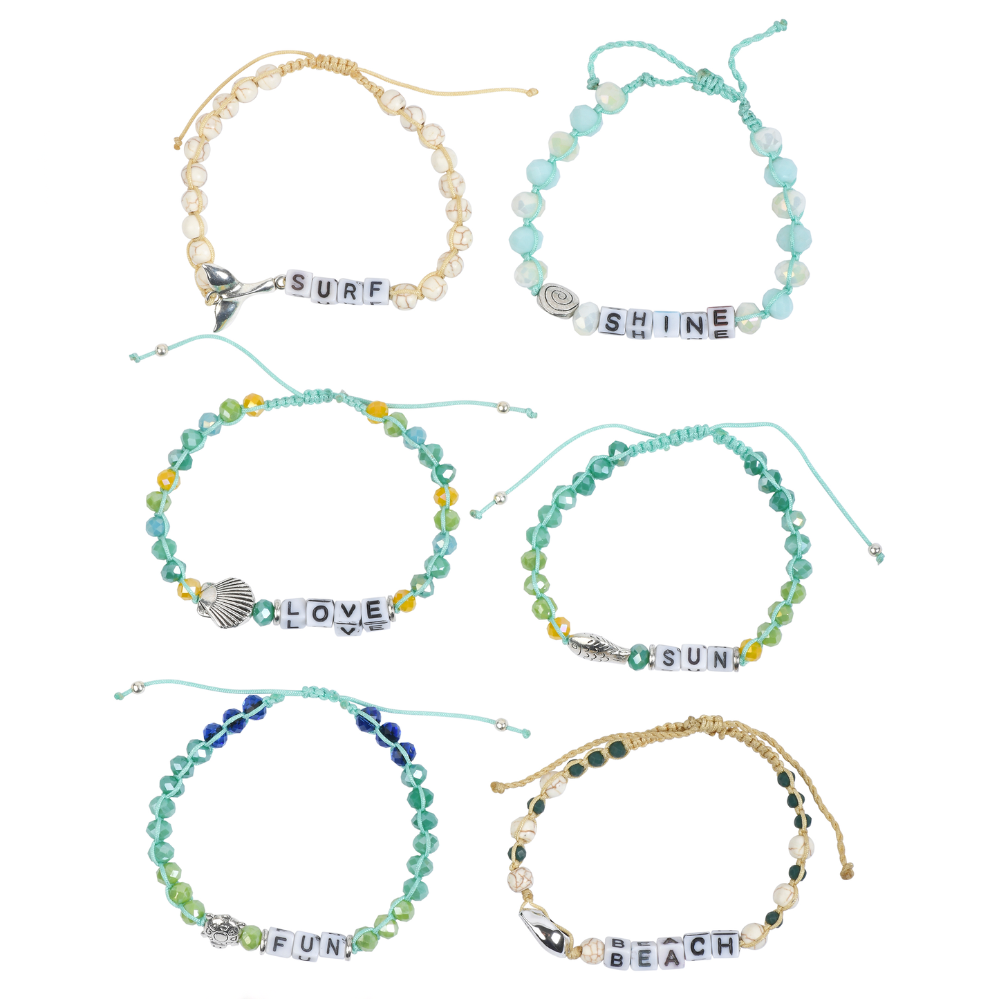 Sea Word Bracelets