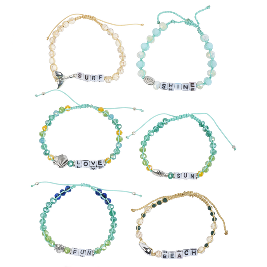 Sea Word Bracelets