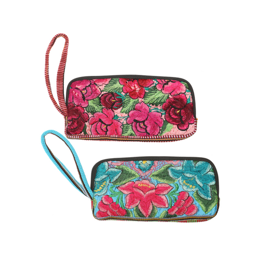 Huipil Floral Pouch