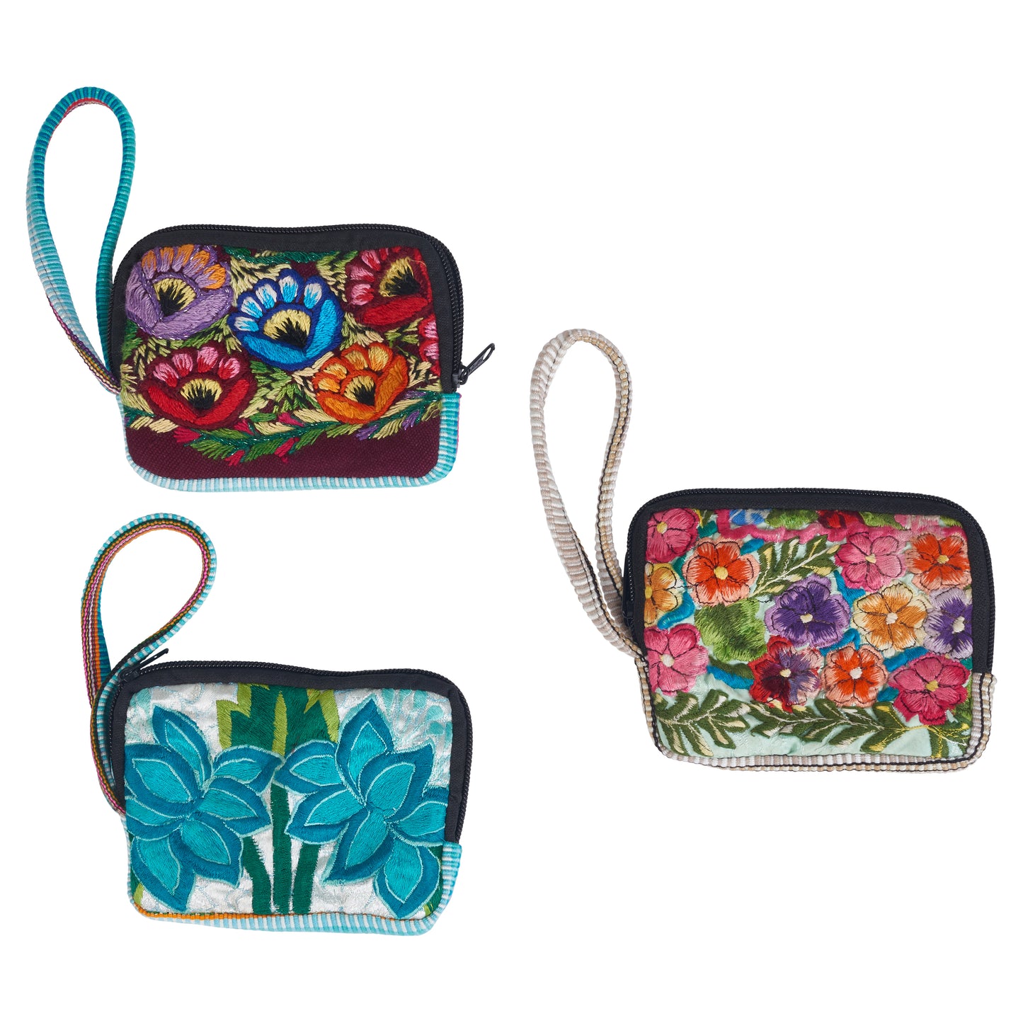 Huipil Floral Mini Pouch