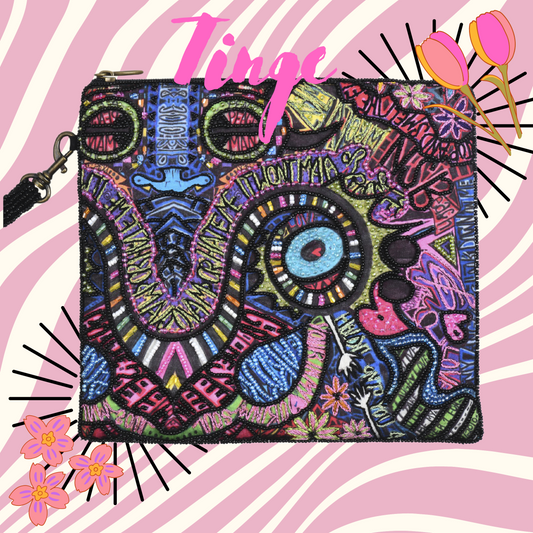 Tinge Square Clutch by Sarah Walters