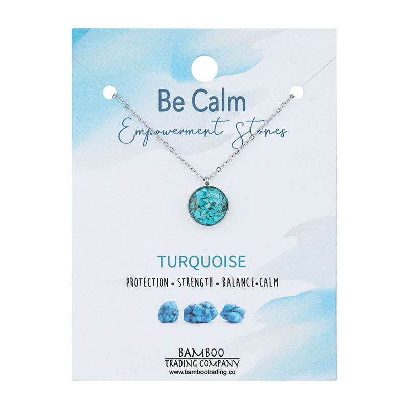 Be Calm Empowerment Stone Necklace