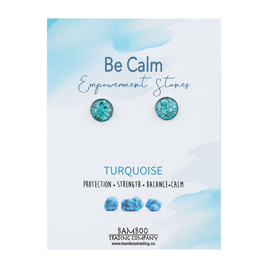Be Calm Empowerment Stone Earrings