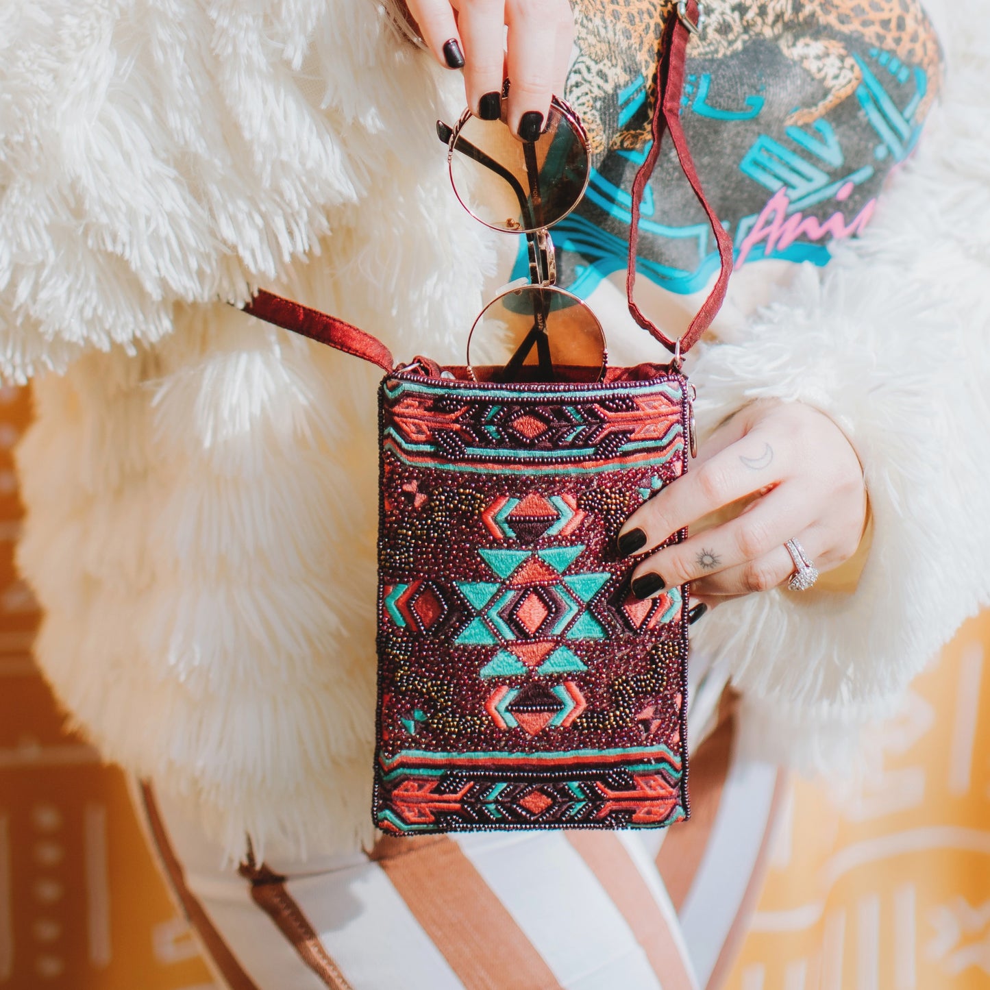 Southwest Aztec Club Bag