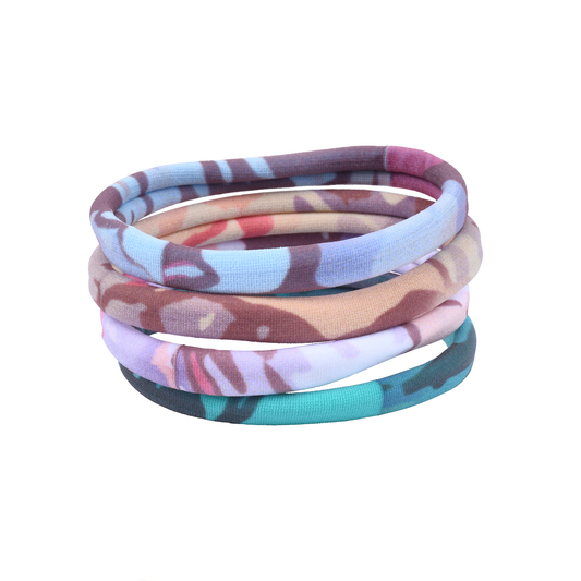 Painted Petals Hair Ties