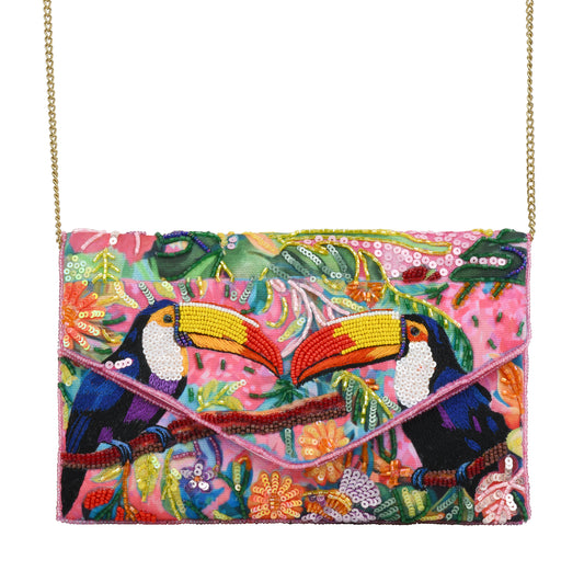 Toucan Envelope Clutch