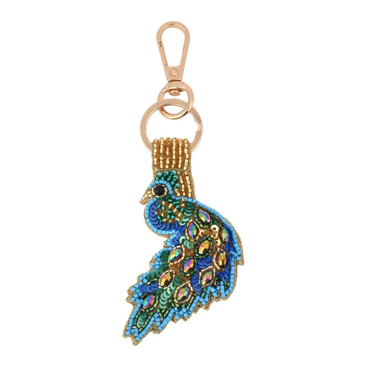 Peacock Bag Charm