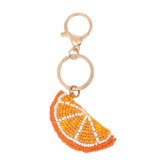 Orange Bag Charm