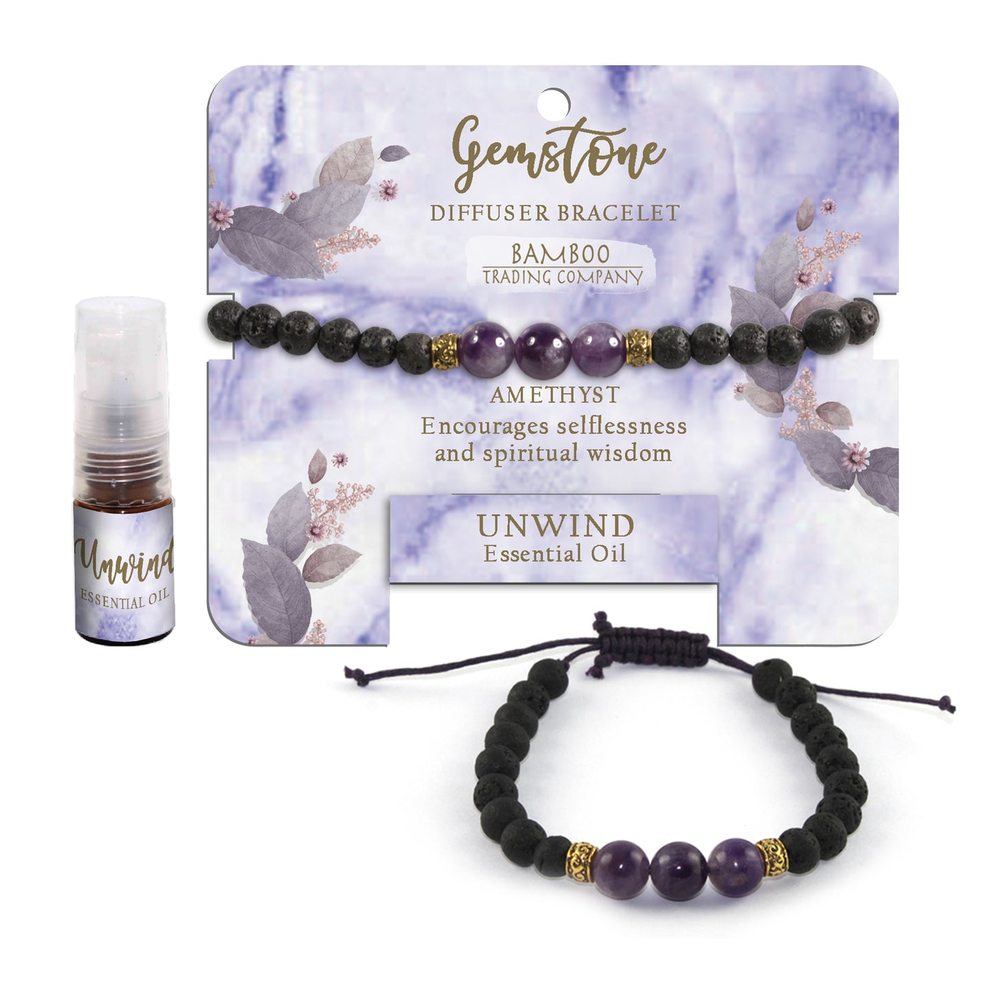 Gemstone Diffuser Bracelets