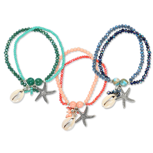 Cowrie Starfish Bracelets