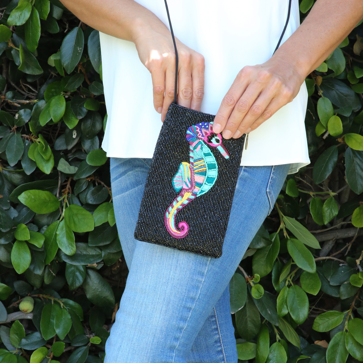 Colorful Seahorse Club Bag