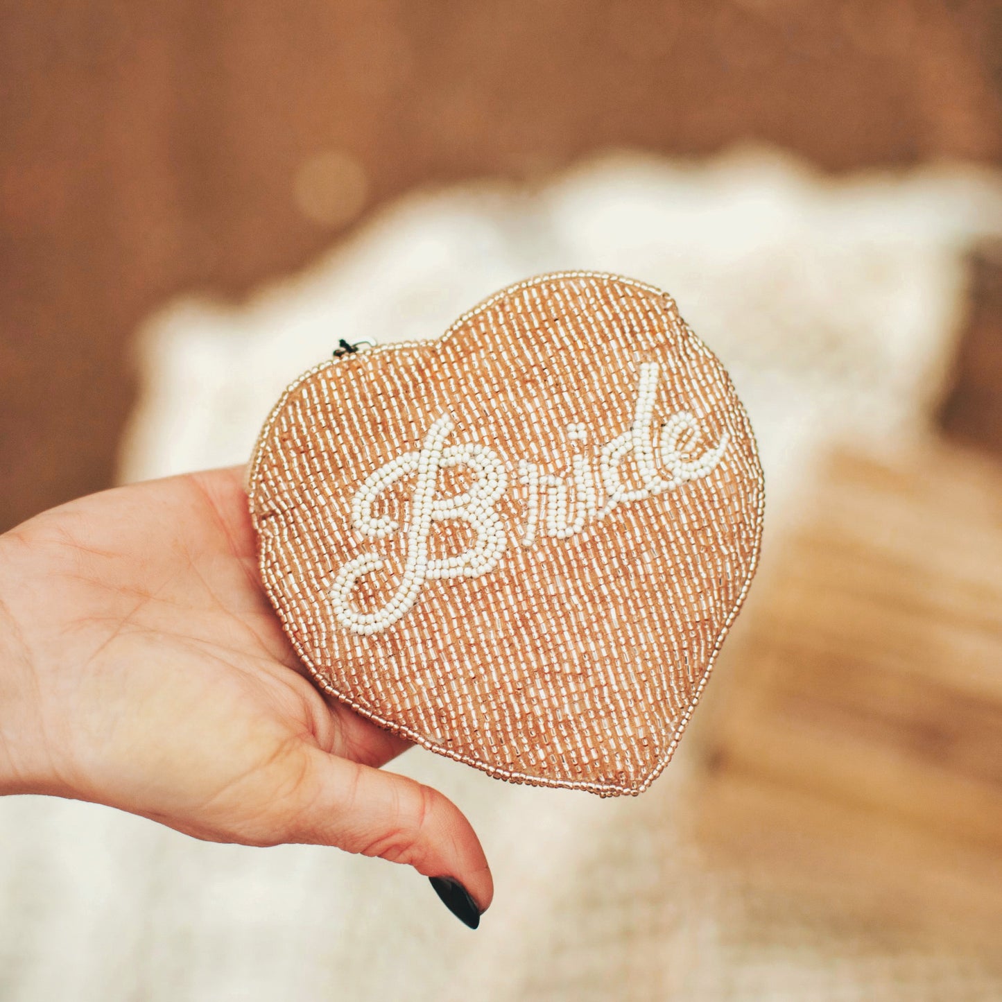 Bridal Heart Essential Pouch