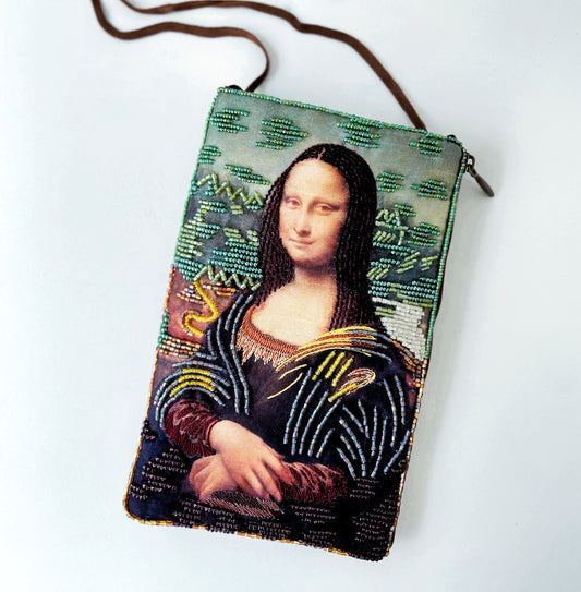 Mona Lisa Club Bag ~ Leonardo Da Vinci