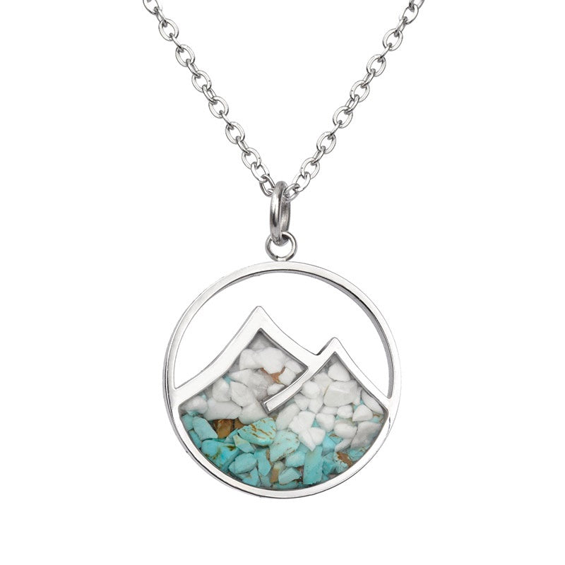 Mountain and Earth Necklaces