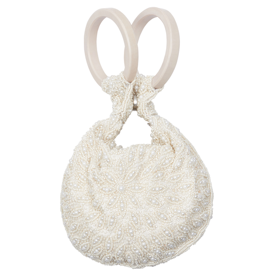 Pearl Floral Bangle Bag