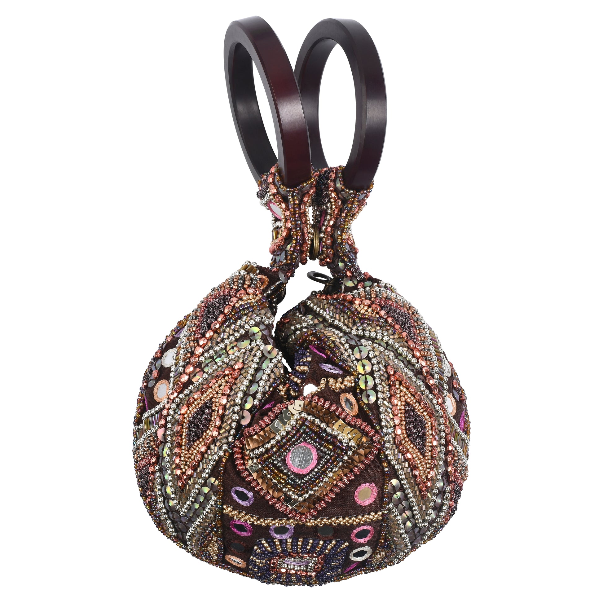 SNA 6 Rods Satin Bangle bag Bracelet Bag Jewelry Storage Organizer jewelry  kit Vanity Jewellery Vanity Box (Golden, Beige) : Amazon.in: Jewellery
