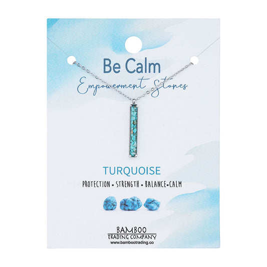 Be Calm Empowerment Stone Necklace