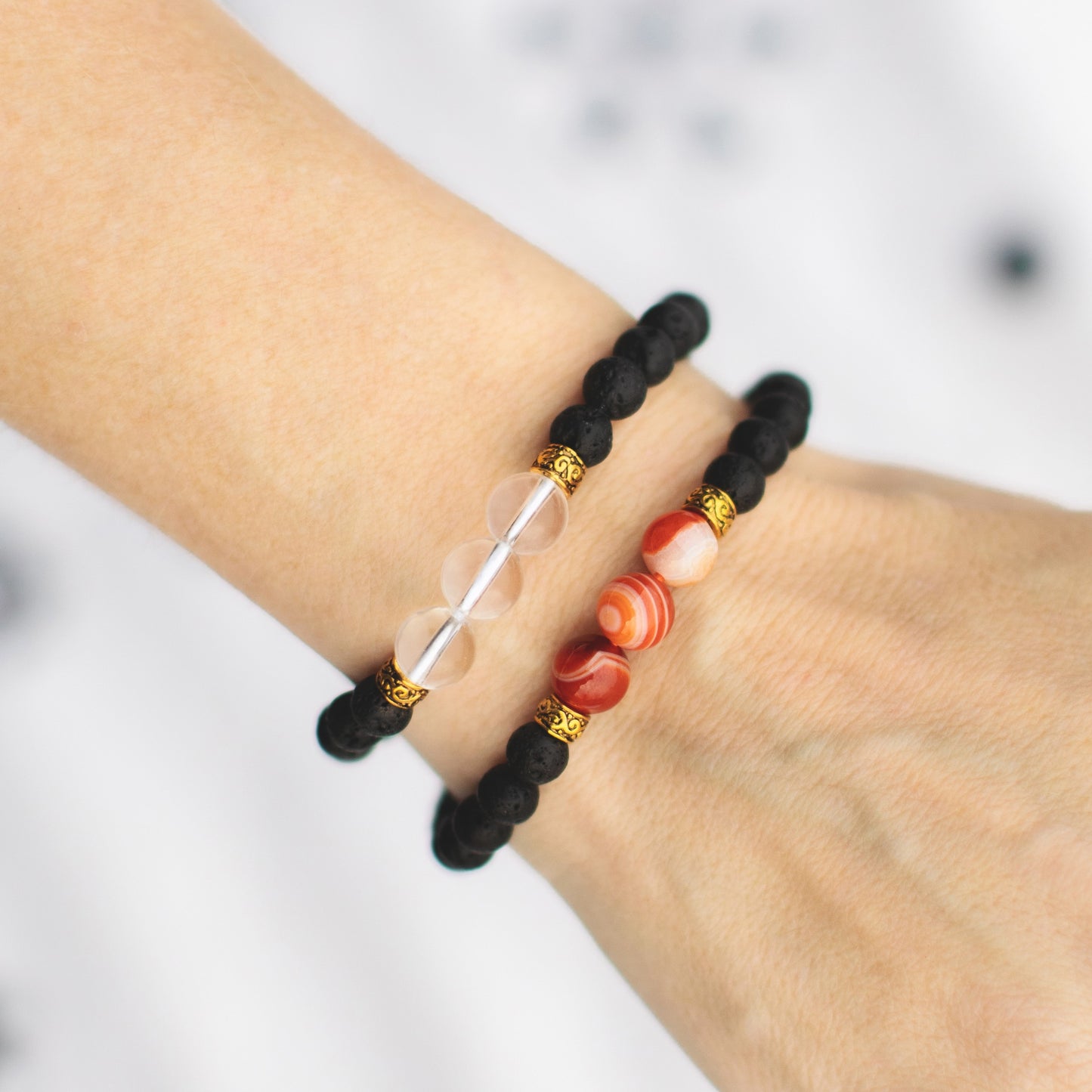 Gemstone Diffuser Bracelets