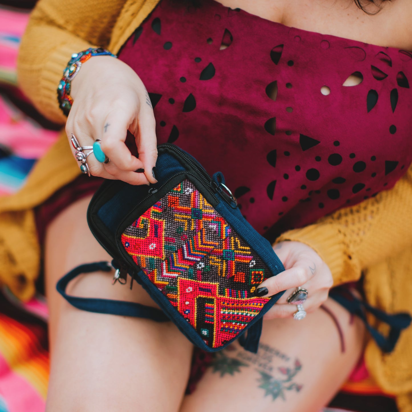 Huipil Crossbody Bag